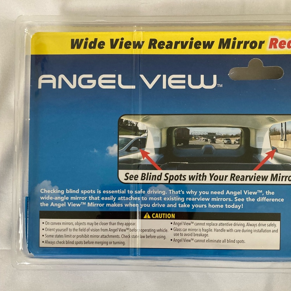 Angel View Wide View Rearview Mirror - Picture 4 of 9